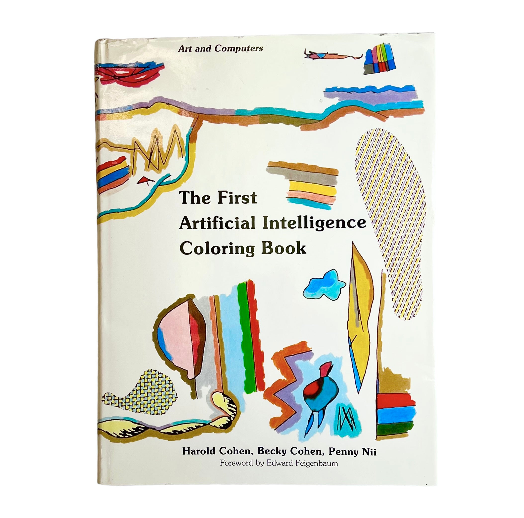 1983 The First Artificial Intelligence Coloring Book 1st Edition Dog Park