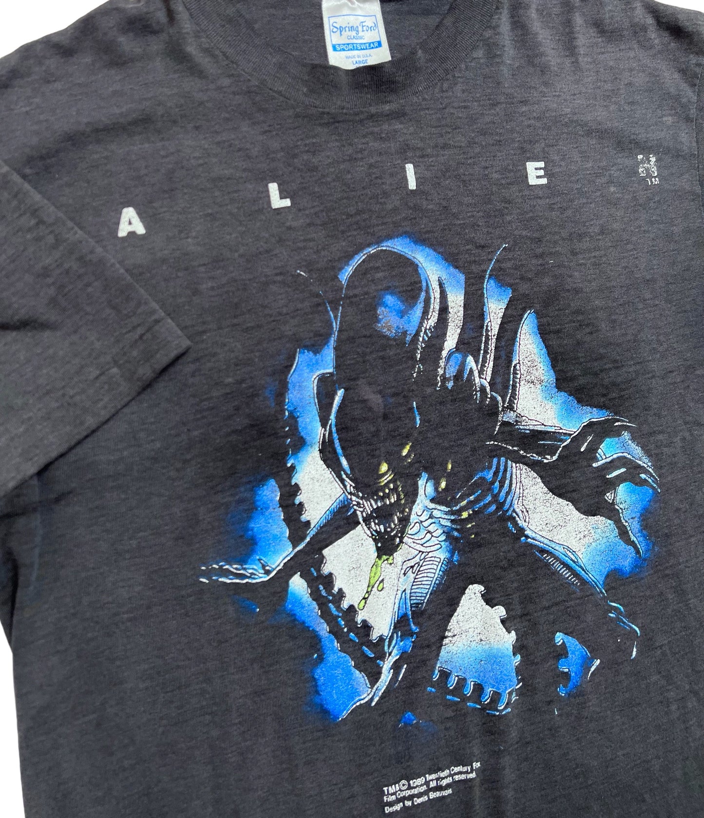 1989 Alien movie promo t-shirt