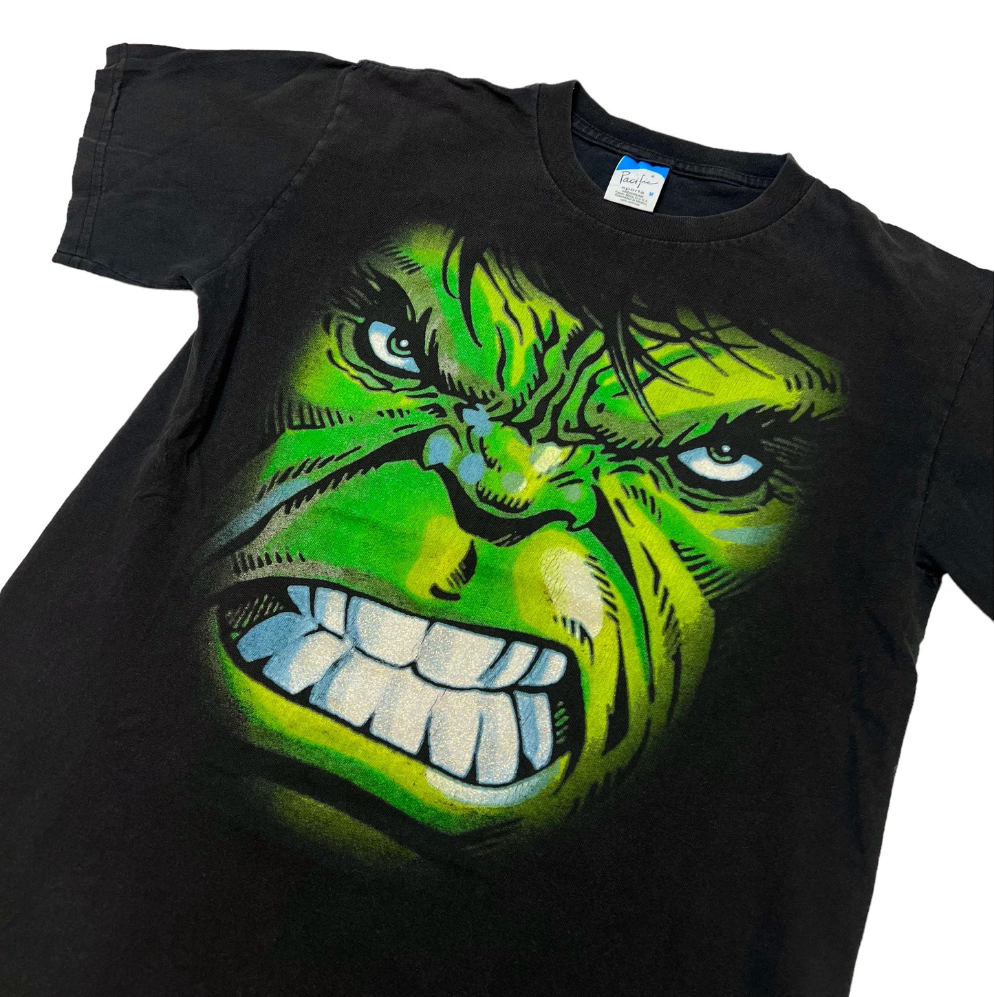 2000s Hulk glitter graphic t-shirt