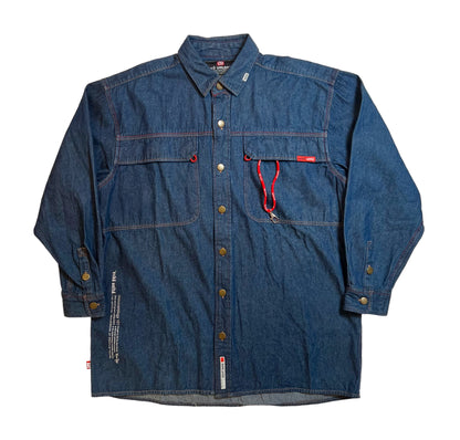 2000s Eckō Unltd. tech denim button up