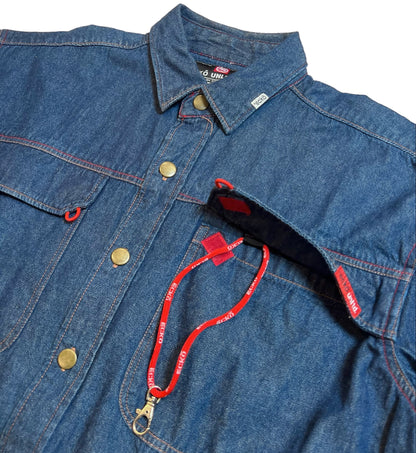 2000s Eckō Unltd. tech denim button up