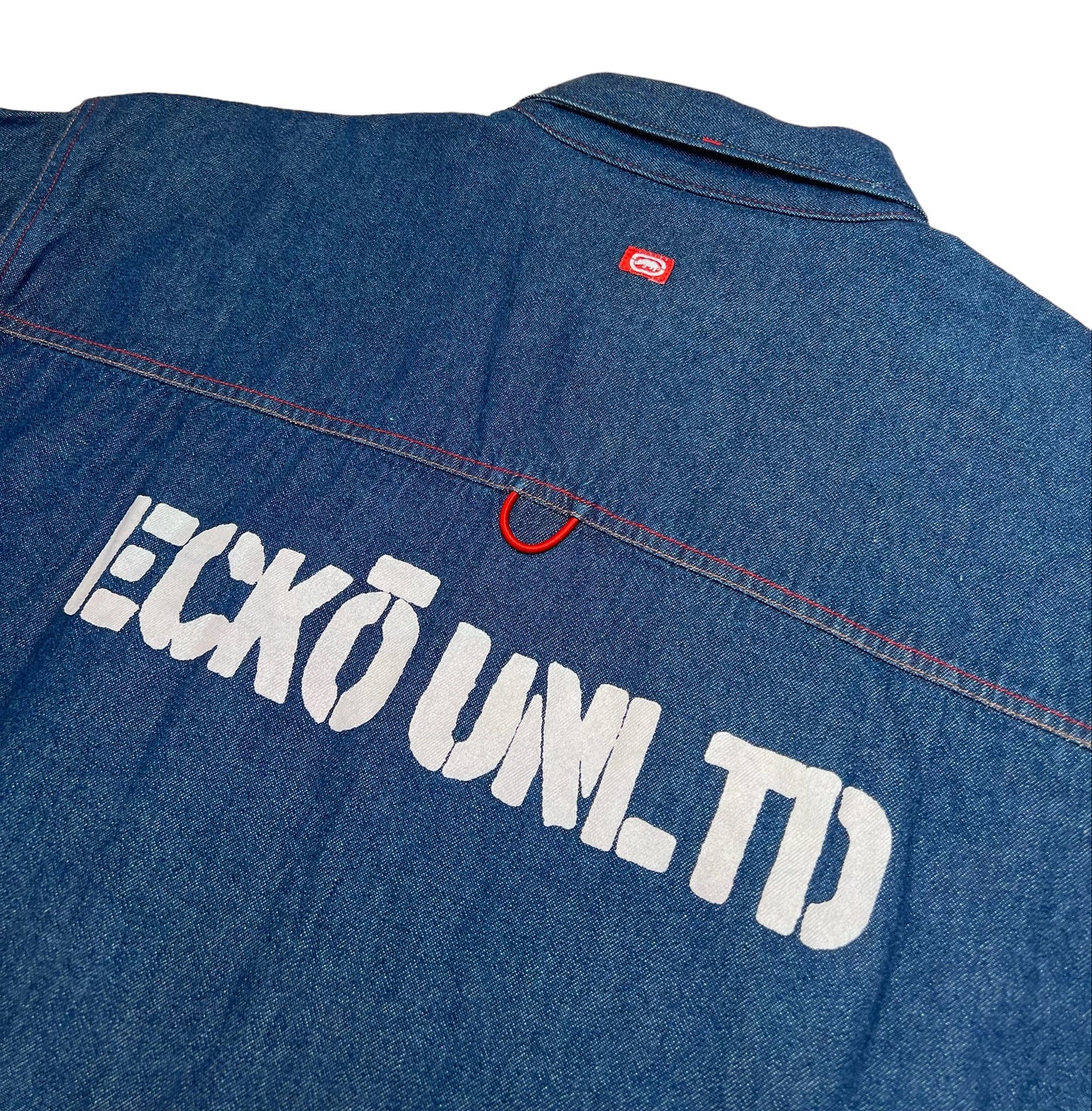 2000s Eckō Unltd. tech denim button up