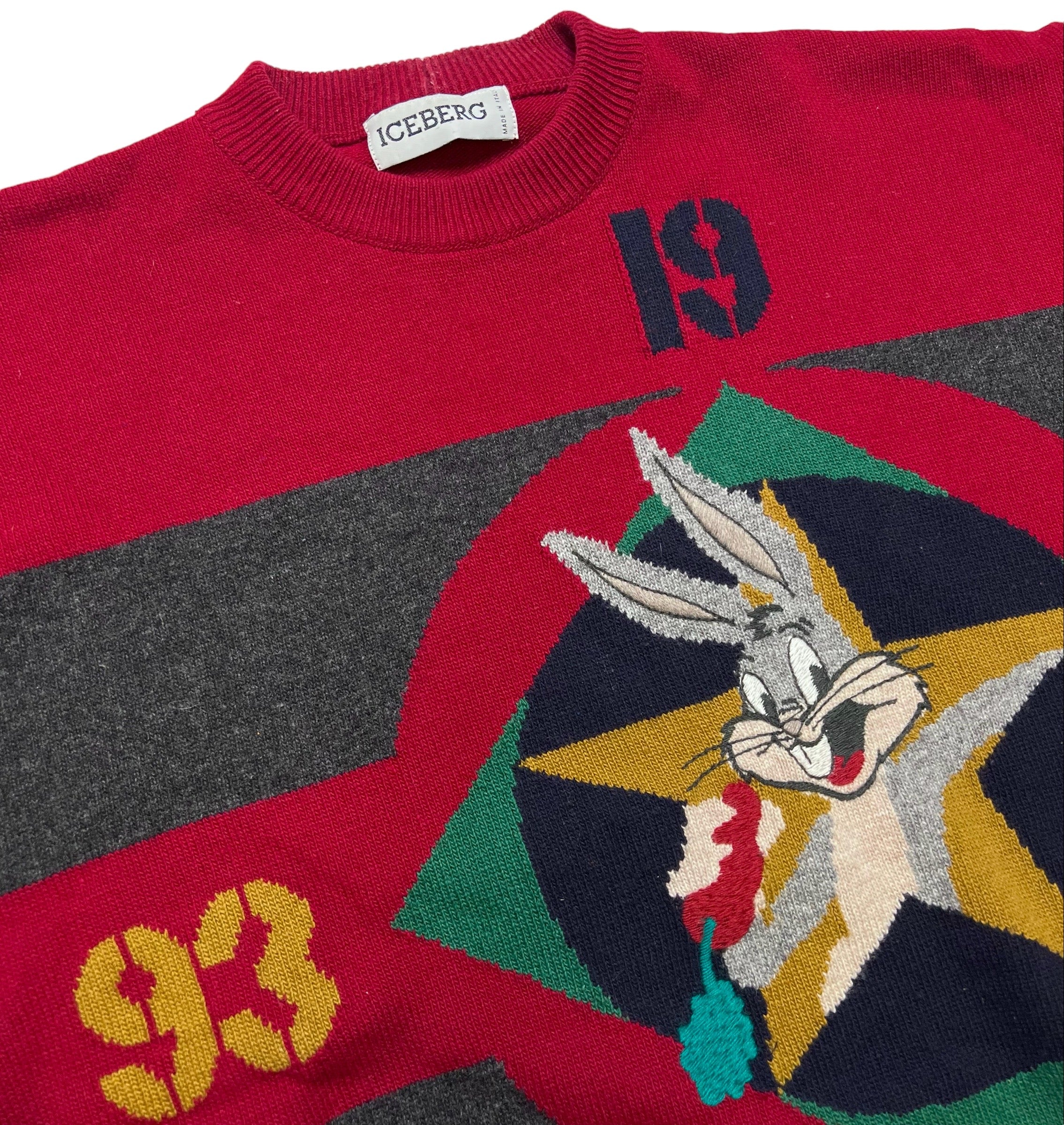 1994 Iceberg Bugs Bunny crewneck sweater Dog Park