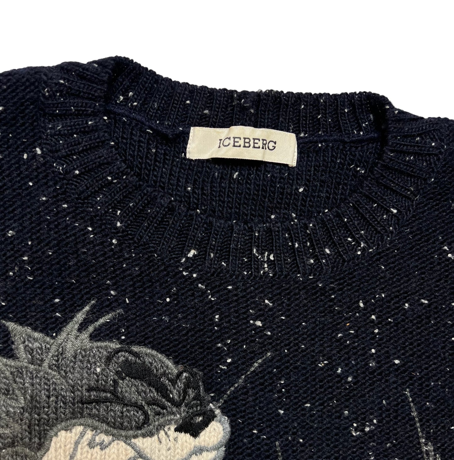 1995 Iceberg "Tom & Jerry" crewneck sweater